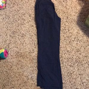Navy blue scrub bottoms. Xs. Great condition